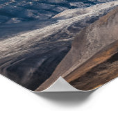 Spitsbergen Landschaftsbild-Foto Poster (Ecke)