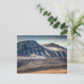 Spitsbergen Landschaftsbild-Foto Postkarte (Stehend Vorderseite)