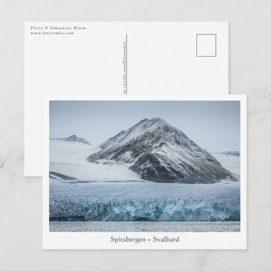 Spitsbergen Postkarte (Vorne/Hinten)