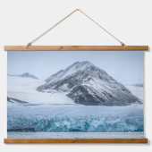 Spitsbergen Svalbard Glacier Wandteppich Mit Holzrahmen (Vorne)