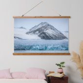 Spitsbergen Svalbard Glacier Wandteppich Mit Holzrahmen (Schlafzimmer)