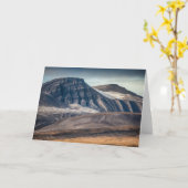 Spitsbergen Svalbard Landschaft Karte (Gelbe Blume)