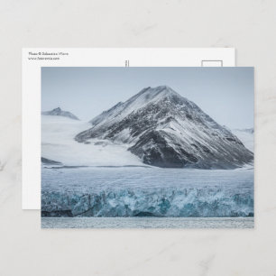 Spitsbergen Svalbard Landschaftsbild-Foto Postkarte