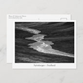 Spitsbergen Svalbard Landschaftsbild-Foto Postkarte (Vorne/Hinten)