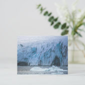 Spitsbergen Svalbard Landschaftsbild-Foto Postkarte (Stehend Vorderseite)