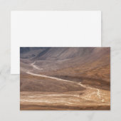 Spitsbergen Svalbard Landschaftsbild Fotokarte (Vorne/Hinten)