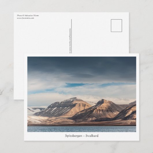 Spitsbergen Svalbard Postkarte (Vorne/Hinten)
