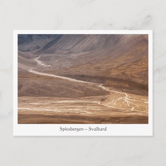Spitsbergen Svalbard Postkarte (Vorderseite)