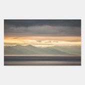 Spitsbergen Svalbard Rechteckiger Aufkleber (Vorderseite)