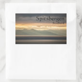Spitsbergen Svalbard Rechteckiger Aufkleber (Tasche)