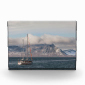 Spitsbergen Svalbard Sailboat Fotoblock (Vorderseite)