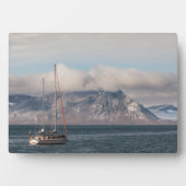 Spitsbergen Svalbard Sailboat Fotoplatte (Vorderseite)