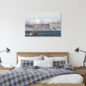 Spitsbergen Svalbard Sailboat Leinwanddruck (Insitu (Schlafzimmer))