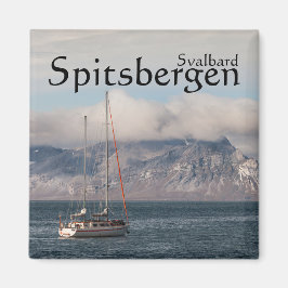 Spitsbergen Svalbard Sailboat Magnet