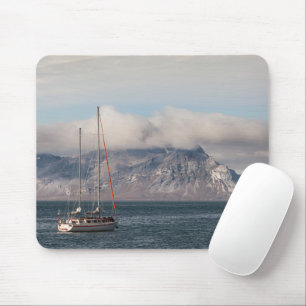 Spitsbergen Svalbard Sailboat Mousepad