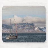 Spitsbergen Svalbard Sailboat Mousepad (Vorne)