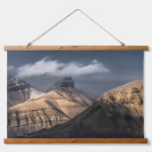 Spitsbergen Svalbard Wandteppich Mit Holzrahmen (Vorne)