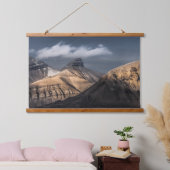 Spitsbergen Svalbard Wandteppich Mit Holzrahmen (Schlafzimmer)