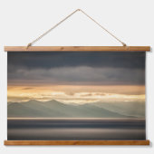 Spitsbergen Svalbard Wandteppich Mit Holzrahmen (Vorne)