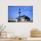 Spittelau, Wien, Österreich Poster (Küche)