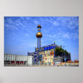 Spittelau, Wien, Österreich Poster (Vorne)