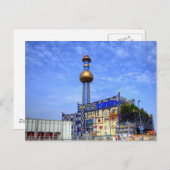 Spittelau, Wien, Österreich Postkarte (Vorne/Hinten)