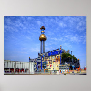 Spittelauer Pflanze zur Abfallverbrennung Poster