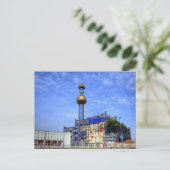 Spittelauer Pflanze zur Abfallverbrennung Postkarte (Stehend Vorderseite)