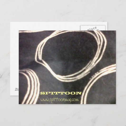 Spittoon-Postkarte Postkarte (Vorne/Hinten)