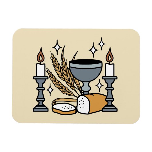 Spitueller Glaube und Gnade – Aufmunternde christl Magnet (Horizontal)