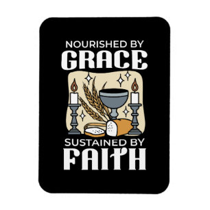 Spitueller Glaube und Gnade – Aufmunternde christl Magnet