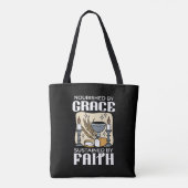 Spitueller Glaube und Gnade – Aufmunternde christl Tasche (Rückseite)