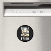 Spitueller Glaube und Gnade – Erhebend Christlich Magnet (In Situ (Geschirrspüler))