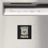 Spitueller Glaube und Gnade – Erhebend Christlich Magnet (In Situ (Geschirrspüler))