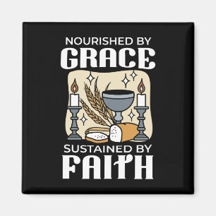 Spitueller Glaube und Gnade – Erhebend Christlich Magnet