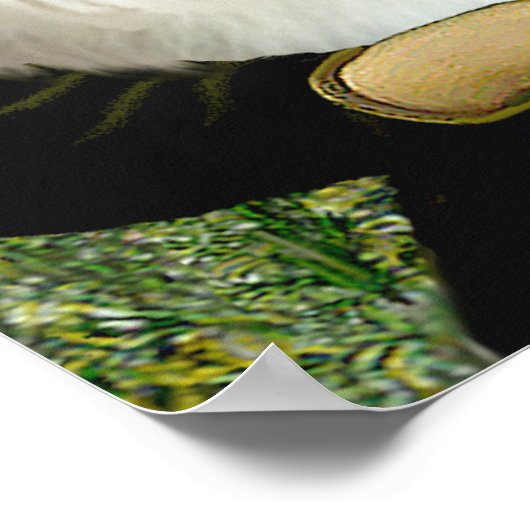 Spitz 3 - Mona Lisa Poster (Ecke)