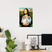 Spitz 3 - Mona Lisa Poster (Heimbüro)