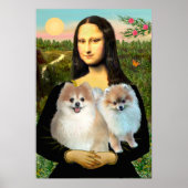 Spitz 3 - Mona Lisa Poster (Vorne)