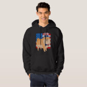 Spitz 4. Juli Patriotic Uncle Sam Hoodie (Vorne ganz)