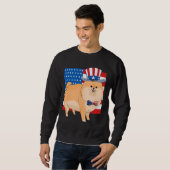 Spitz 4. Juli Patriotic Uncle Sam Sweatshirt (Vorne ganz)