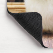 Spitz - Abby Eitelkeits-Kragen Mousepad (Ecke)