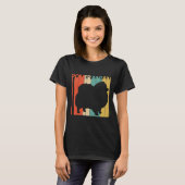 Spitz Adorable Fluffy Welpen T-Shirt (Vorne ganz)