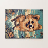 Spitz am Strand Puzzle (Horizontal)