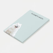 Spitz American Eskimo Dog Post-it Klebezettel (angewinkelt)