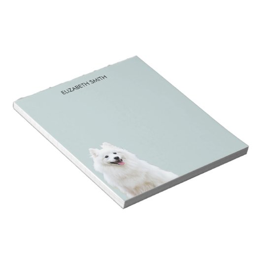 Spitz American Eskimo Dog Post-it Notes Notizblock (angewinkelt)