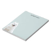 Spitz American Eskimo Dog Post-it Notes Notizblock (Rotiert)