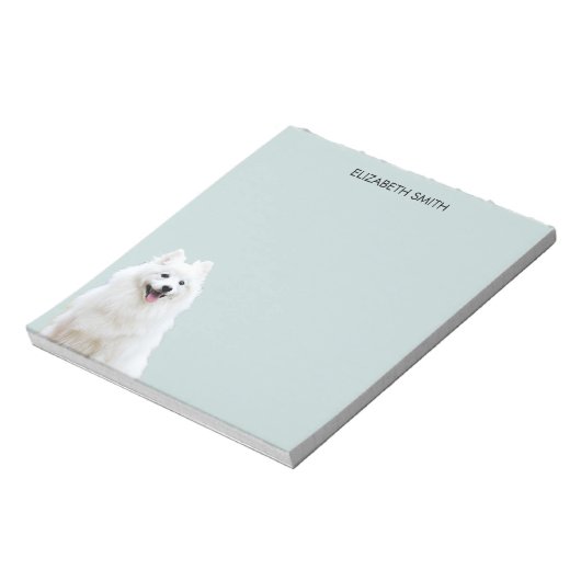 Spitz American Eskimo Dog Post-it Notes Notizblock (Rotiert)