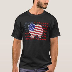 Spitz American Flag 4. Juli Geschenke für Männer T-Shirt