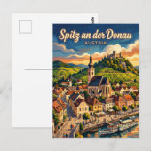 Spitz an der Donau Österreich Postkarte (Vorne/Hinten)