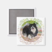 Spitz an der Schattenpromenade Magnet (Vorderseite/Rückseite)